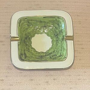 Art Deco Ugo Zaccagnini Italian Ashtray Catchall Handmade Pottery Signed 1920’s